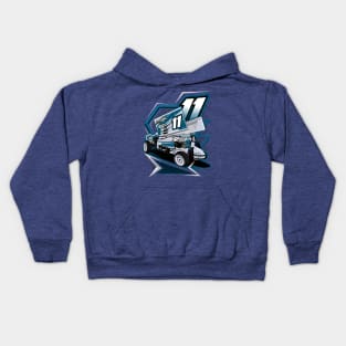 Mallory Bontrager Winged Sprint Car Racing Kids Hoodie